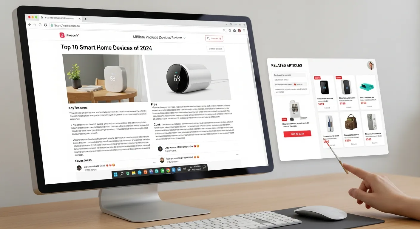 Example of high-quality affiliate content improving SEO through engagement and detailed reviews